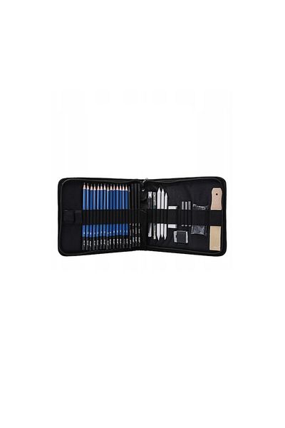 H&B Set creioane pentru schite si desen H&B, 34 in 1
