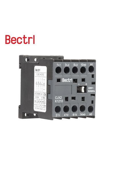 Choice Cjx2-k-0910 Cjx2-k Mini Ac Contactor Din Rail 3p 3main 1no/3main 1nc Coil Voltage 220v 50/60hz 6a 9a