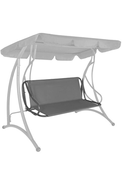 OEM Canvas cover for garden swing, seat and backrest, 110x90cm, dark grey