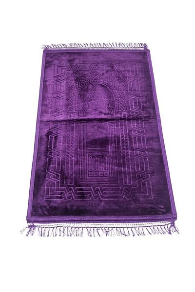 smart home Luxury prayer rug lined with soft microfiber fabric with a silky feel, 120 x 70 cm