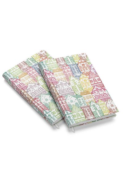 OEM A5 Notebook Artpress, Colorful City, 100 Files, Glossy Bureta Cover, Multicolor, 80 gsm