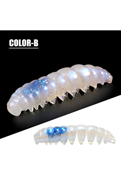 Choice طُعم صيد السمك الناعم Spinpoler Poor Worm من النوع S-2in (11 قطعة) من ...