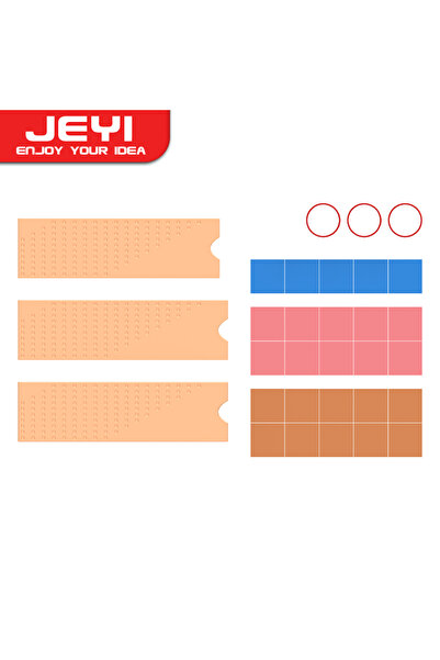 Choice1 مشتت حراري نحاسي من JEYI M.2، 3 قطع 2280 SSD، مبرد نحاسي لمحرك الحالة الصلبة مع Therma