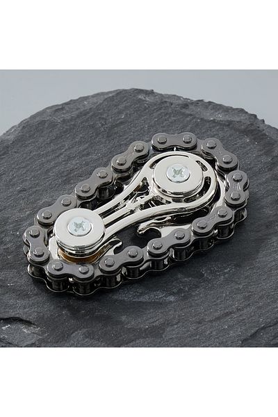 Choice Black New Sprockets Flywheel Fingertip Gyro Fidget Spinner Antistress Anxiety Metal Bike Chains EDC