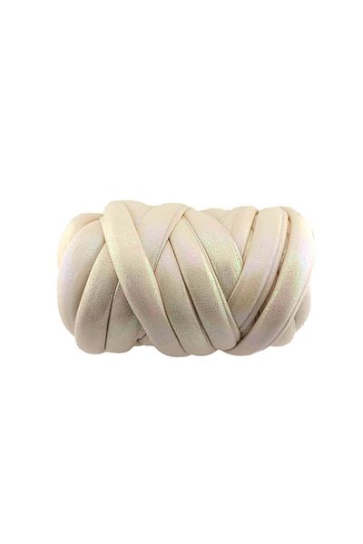 Choice 2-1 500g 1PC Imitation Metal Leather Thick Super Bulky Chunky Yarn Hand Knitting Woven Thread Basket