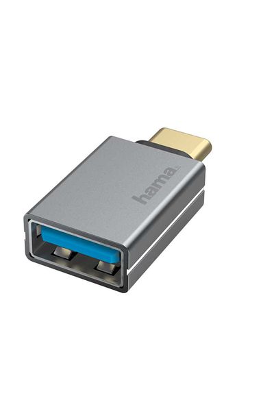 Hama Adaptor Hama 200300, USB Type-C - USB (Gri)