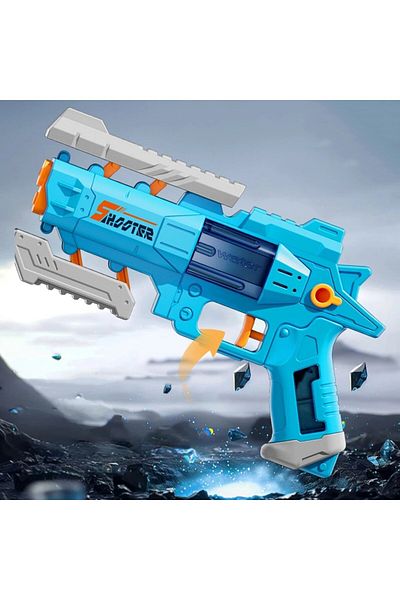 Flippy Safe Water Blaster For Kids, New S-shooter Design Attractive, 23 X 14.5 Cm, Blue
