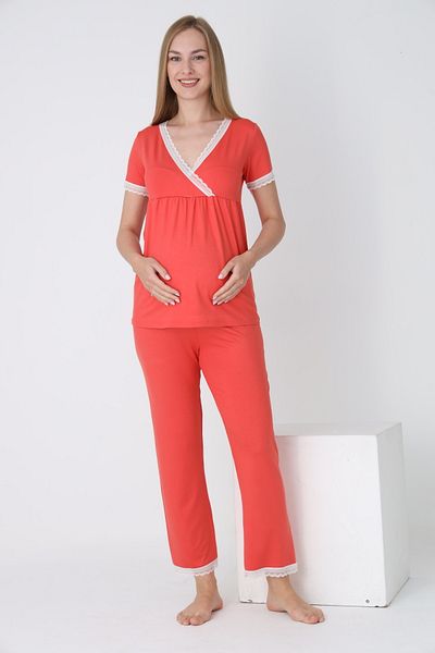 Miss Dünya Lissa Maternity and Pregnant Pajamas Set Suitable for Breastfeeding
