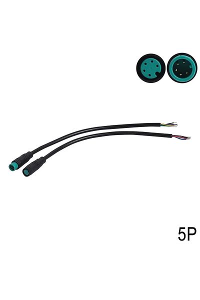 Choice 5pin 2/3/4/5/6Pin Male Female Cable Ebike Display Cable Connector Wire For Electric Scooter Sensor E