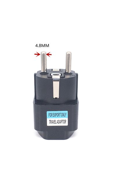 Choice black Universal EU German Conversion Plug Adapter European Germany Australia Chinese Power Socket Wh