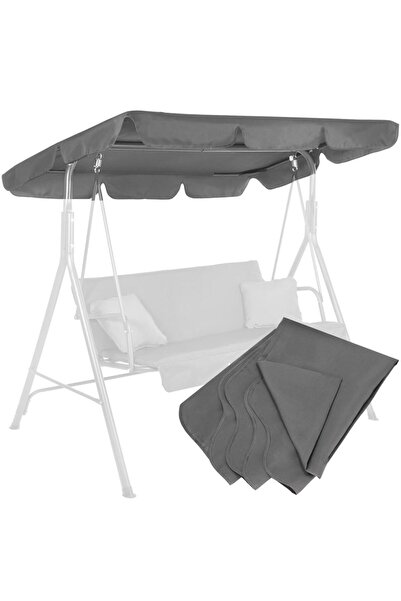 OEM Canvas cover for large garden swing, roof visor, 220x115 cm, gray
