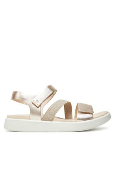 Ecco Sandale aurii pentru femei ECCO-27371301688 PURE WHITE GOLD
