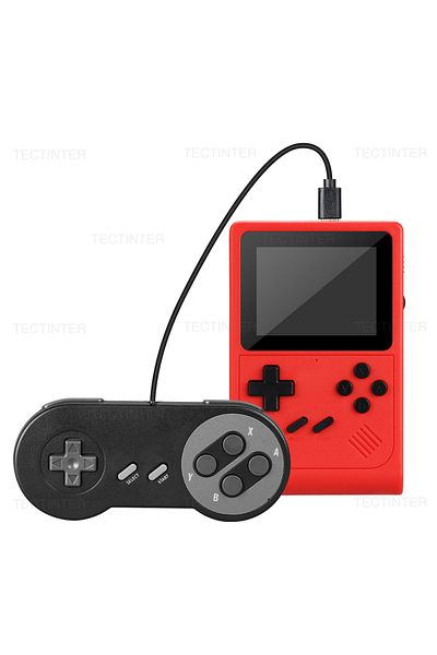Choice Red with Gamepad GB300 Portable Handheld Game Player 3.0 inch Screen TV Video Game Console AV Output