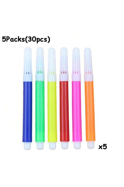 Choice 5Pack 5-20Packs 6-Color Mini Watercolor Pen 9.5cm Graffiti Painting Pen Suitable for Paper Non-woven