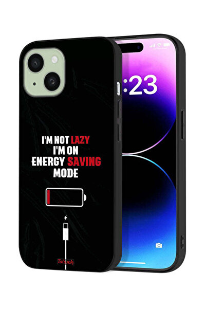 Tolwak غطاء حماية لجهاز Apple iPhone 15 - أنا لست كسولاً، أنا في وضع توفير ال...