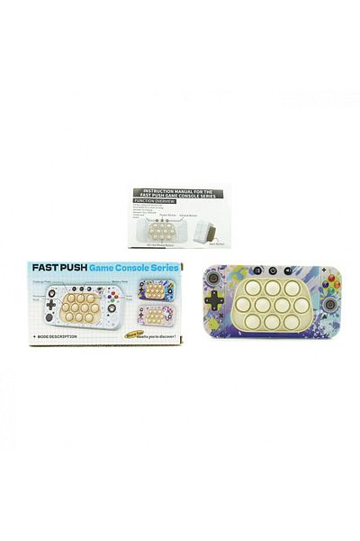 Flippy Console Toy, Speed Push Game, Lights/sounds, Abs/silicone, Multicolor Model, 15.5x7.6x5.3 Cm
