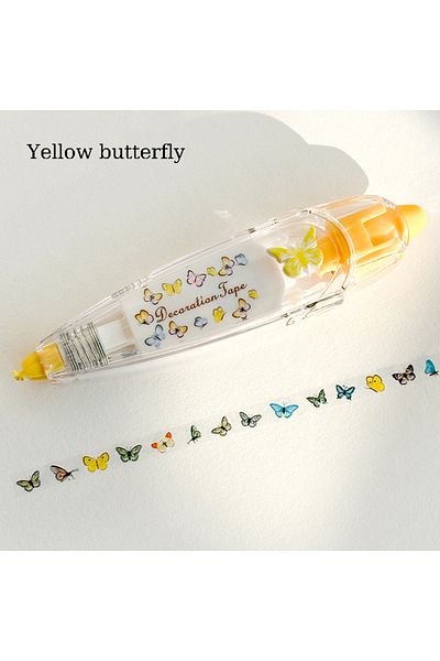Choice butterfly 1pc cute DIY patterned decorative Design Correction Tape - Perfect for Decorating Diaries