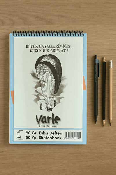 Venino A4 Spiralli 90 Gr 50 YP Başlangıç Düzeyi Eskiz Defteri