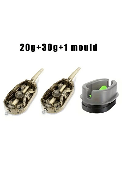Choice مجموعة تغذية كاملة لصيد أسماك الشبوط من Moule بسعة 20 جرامًا و30 جرامً...