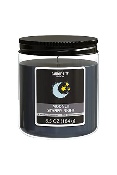 Candle-Lite شمعة معطرة برائحة ليلة القمر المرصعة بالنجوم، مصنوعة من مزيج الشم...