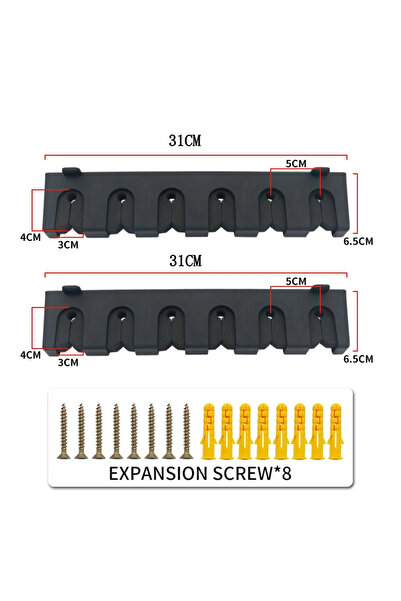 Choice حامل صنارة صيد السمك أفقي من مادة إي في إيه، قطعة واحدة، 6 فتحات، مثبت...