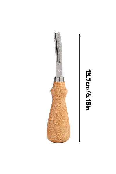 Choice4 أداة تشذيب حواف جلد الخشبية من فينري 6 مم، 4/6/8/10 مم، أداة تشذيب حو...