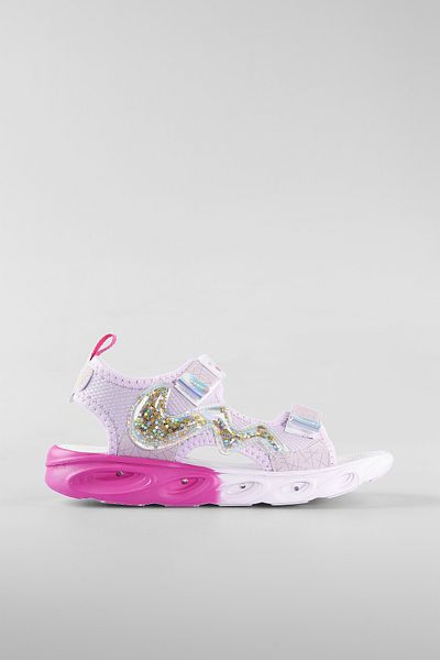 Vicco Legendy Lighted Girls Preschool Lilac Sandals