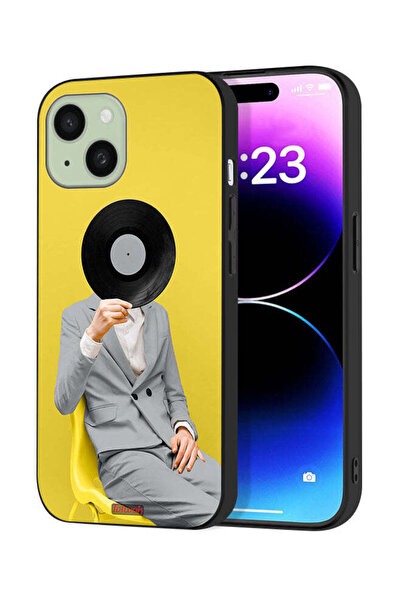 Tolwak غطاء حماية لجهاز آيفون 15 من آبل، تصميم دي جي، فن تجريدي