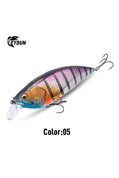 Choice طُعم صيد أسماك صغيرة عائمة من LEYDUN مقاس 126 مم ووزن 51 جرامًا، مقاس ...