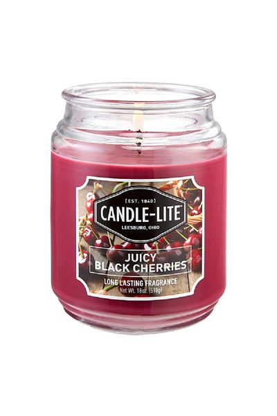 Candle-Lite Lite Juicy Black Cherries Jar Candle 510g