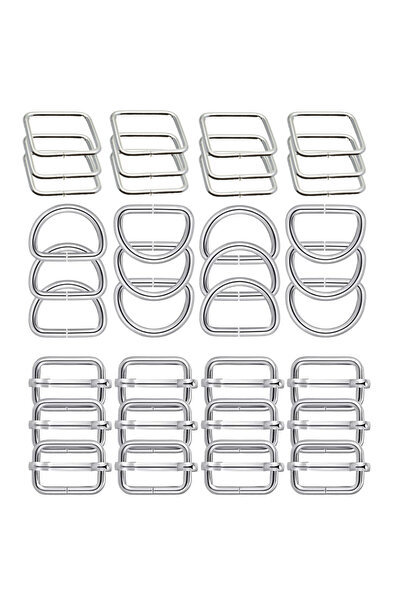 Choice14 مجموعة متنوعة من مشابك حزام المعدنية المطلية بالنيكل، 36 قطعة/عبوة، ...