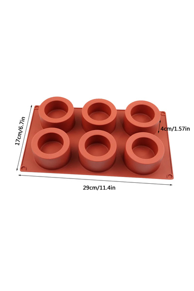Choice قالب كيك سيليكون واحد، صينية خبز الكيك، قوالب المعجنات، قالب أسطواني ل...