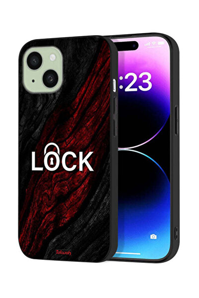Tolwak غطاء حماية مع قفل لجهاز Apple iPhone 15