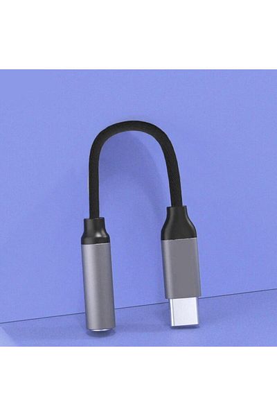Baseus Adaptor audio Baseus CATL54-0G, USB Type-C la mufa Jack 3.5 mm mama, Mic si Portabil, Plug and Play