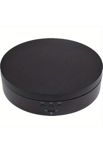 Choice black Rotating Display Stand 360 Degree Electric Rotating Table For Photography Products And Display