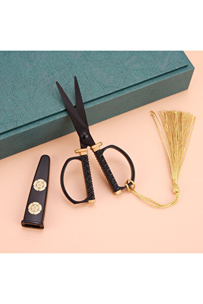 choice2 black 1pcs Vintage Craft Scissors Stainless Steel Scissors Sewing Fab...