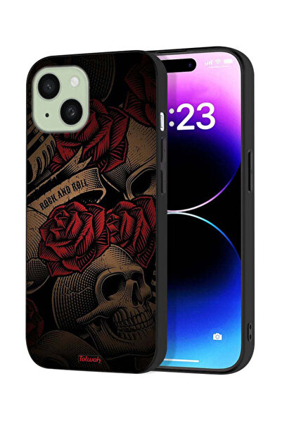 Tolwak Apple iPhone 15 Protective Case Cover Rok And Roll