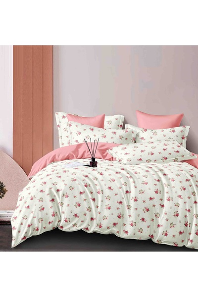 CHIRASO CHIRASO Linen, FINET 6 Pieces, Classic Sheet 234x240cm, Cheerful and Colorful Print