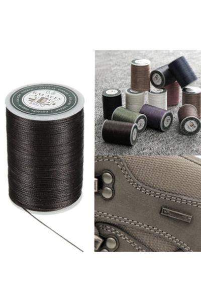 Choice black 0.8mm 90m Waxed Thread Repair Cord String DIY Handmade Sewing Leather Wax Stitching Thread for