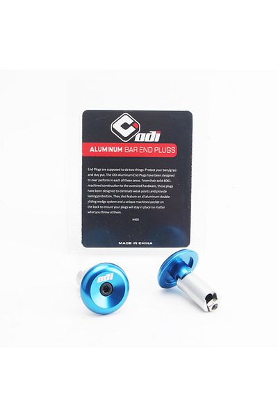Choice CNC Plugs Blue ODI Bicycle Expansion Handle Plugs Ultra-Light Aluminum Alloy Balance Handle Plugs Bi