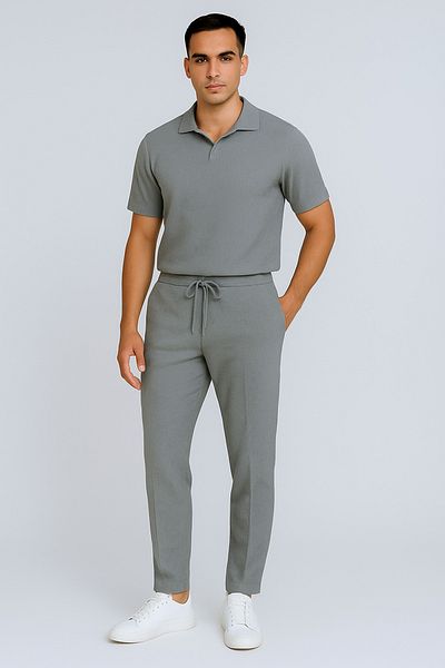 armicem Men's Combination Set – Modern Pipe Leg Bottom and Comfortable Top