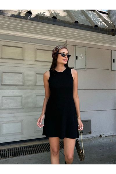CLB COLLECTION Καλοκαιρινό Πλεκτό Φόρεμα