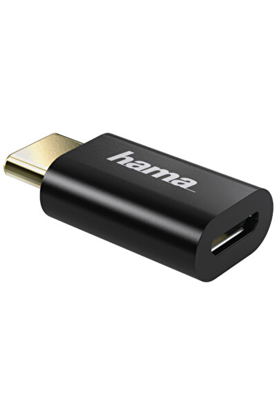 Hama Adapter Hama 178399, MicroUSB - USB Type-C (Black)