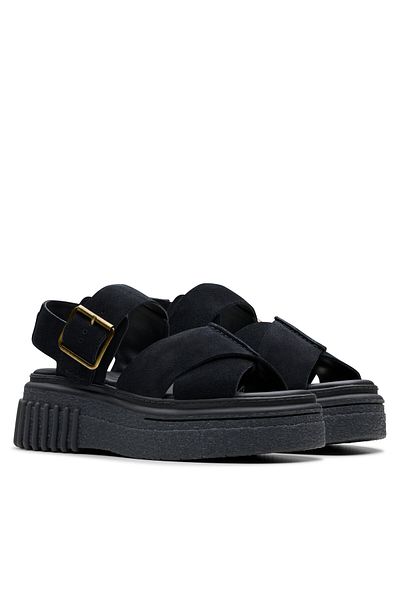 CLARKS Sandale damă negre CLARKS-26181199 BLACK SDE