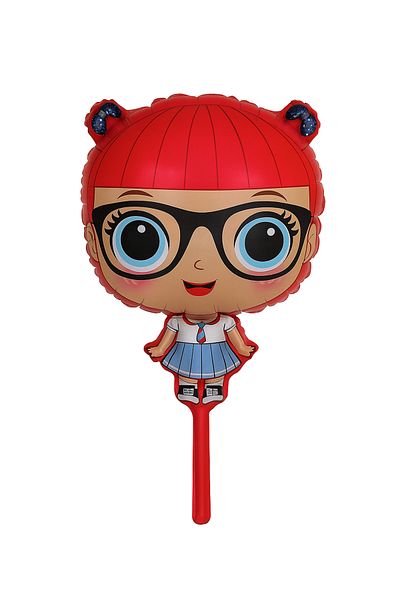 Ege Pastacılık Red Girl Foil Balloon 44 X 68 cm