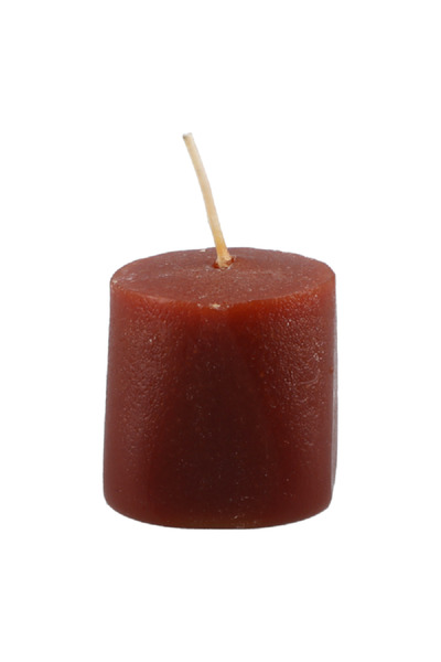 Candle-Lite شمعة نذرية برائحة القرفة والجوز البقان، لون بني، 1.5 × 2 بوصة