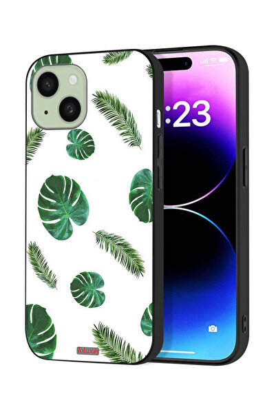 Tolwak Apple iPhone 15 Protective Case Cover Feathers Art