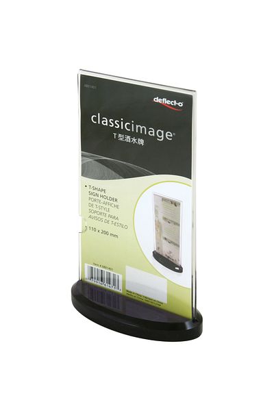 Deflecto ClassicImage T-Style Stand-Up Sign Holder