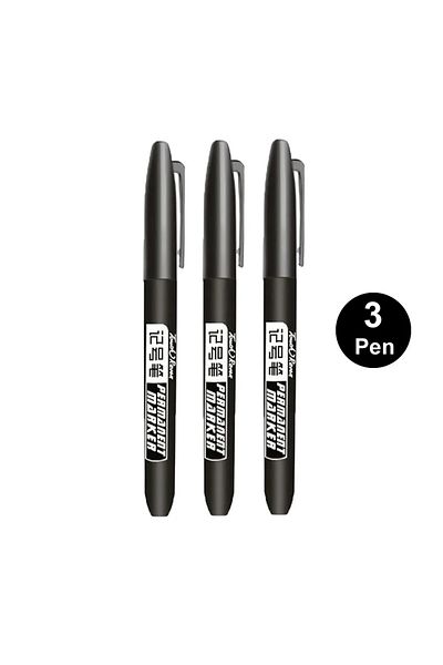 Choice Yellow 1/6/9/20PCS Permanent Marker Pen Manga Drawing Markers Black Blue Red Waterproof Ink Sketch P