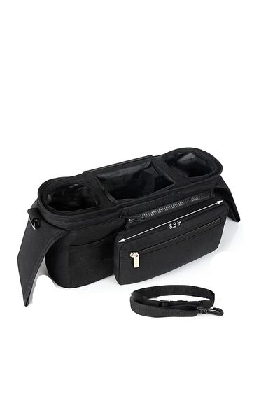 Choice black Baby Stroller Storage Large Capacity Travel Hanging Bag Mummy Bag Phone Bottle Holder Pram Dia